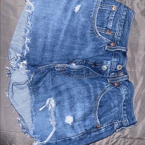 Levi’s 501 womens shorts, ripped